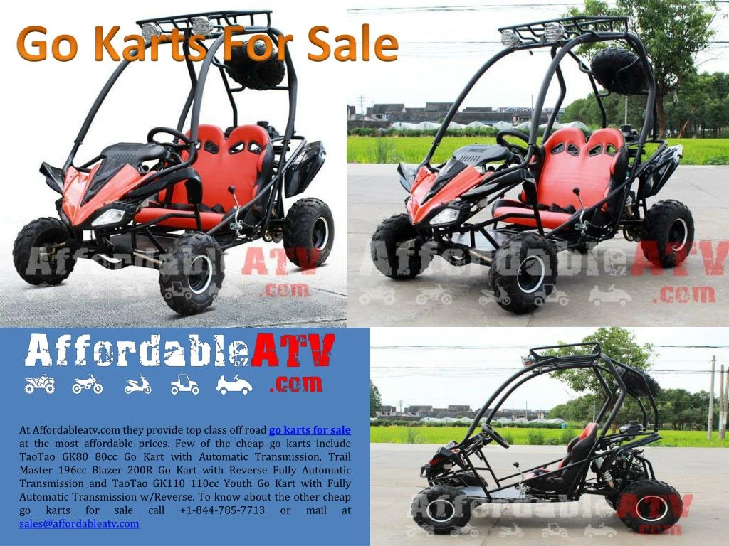 Ppt Cheap Go Karts For Sale Powerpoint Presentation Free