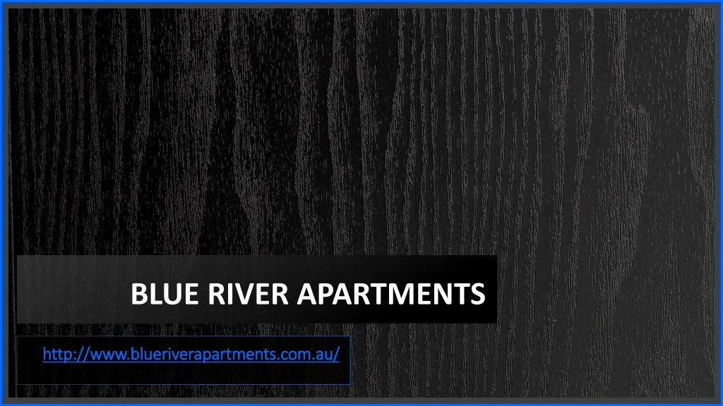 blue river apartments n.