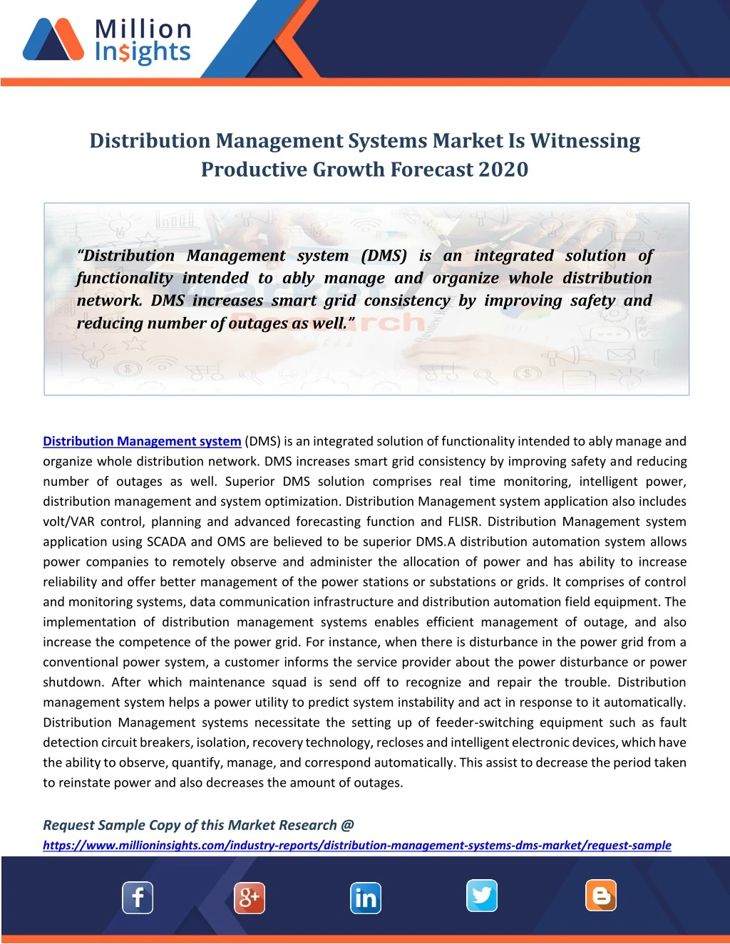 distribution management systems market n.