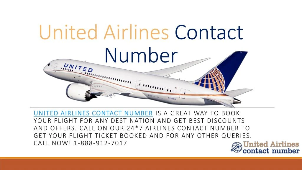 PPT - Book your flight ticket with United Airlines Contact Number-1-888-912-7017 PowerPoint ...