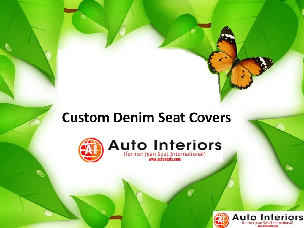 custom denim seat covers n.