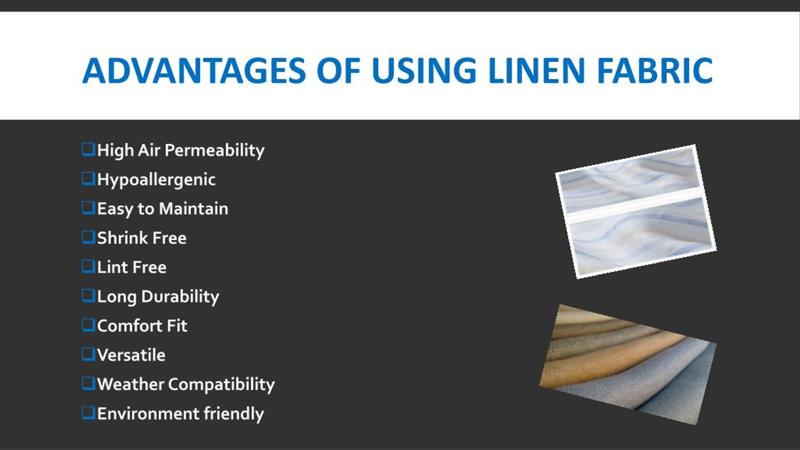 PPT - 10 Benefits of Wearing Linen Clothing PowerPoint Presentation ...