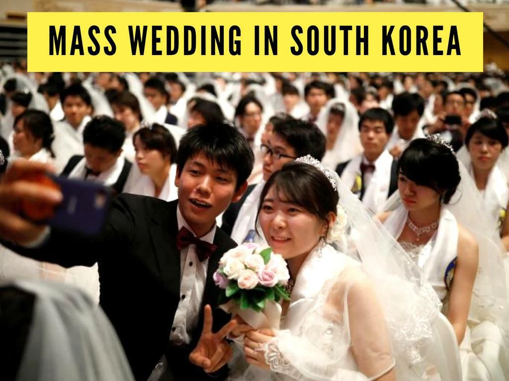 mass wedding in south korea n.