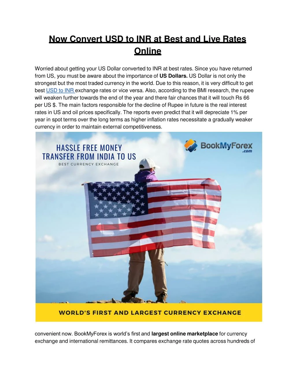 Ppt What Is The Best Way To Exchange Inr Us Dollars What Is The Best Way To Exchange Inr