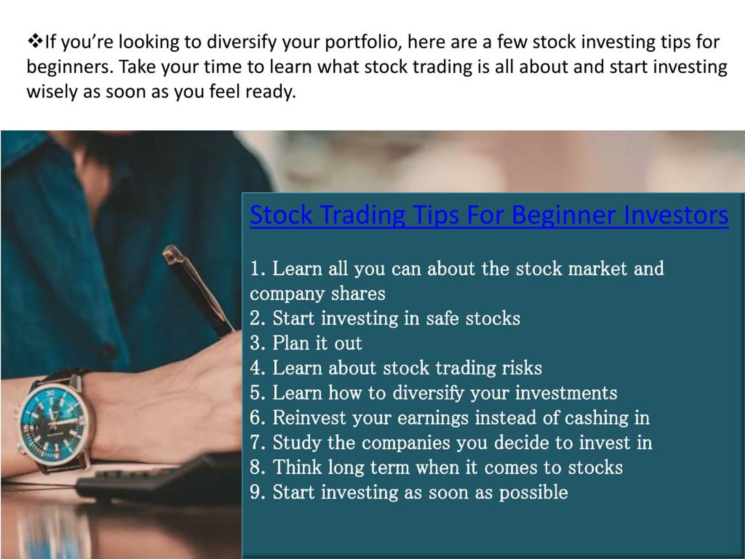 PPT - Best Online Stock Trading Tips for Beginners ...