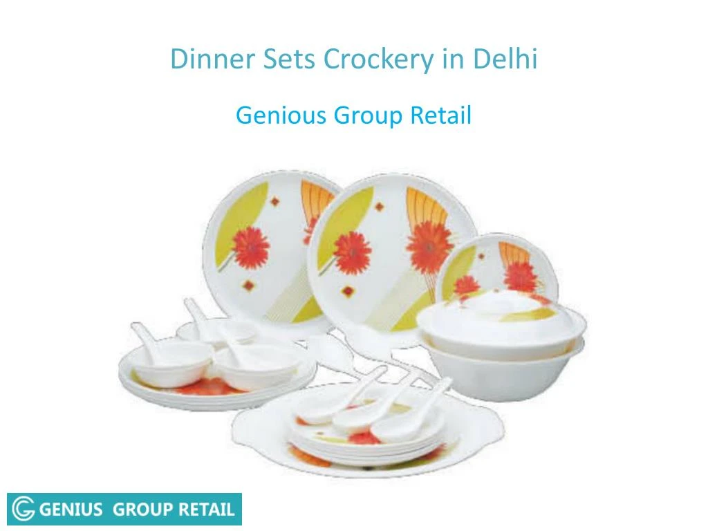 PPT Dinner Sets Crockery in Delhi PowerPoint Presentation, free download ID7993305