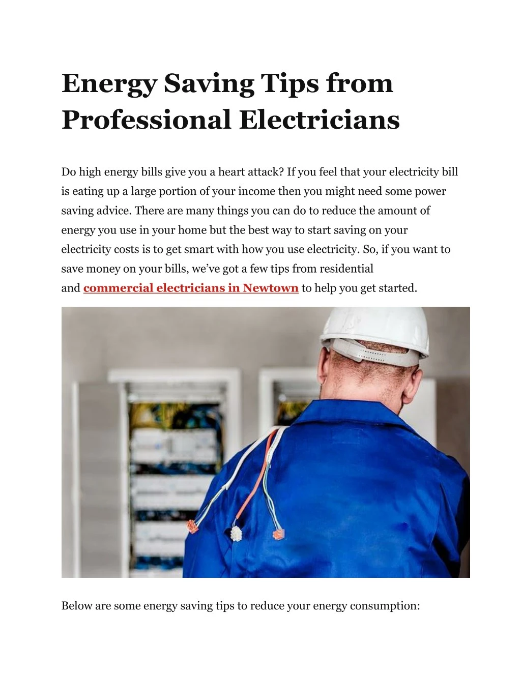 Ppt Energy Saving Tips From Professional Electricians Powerpoint Ppt Energy Saving Tips From Professional Electricians Powerpoint
