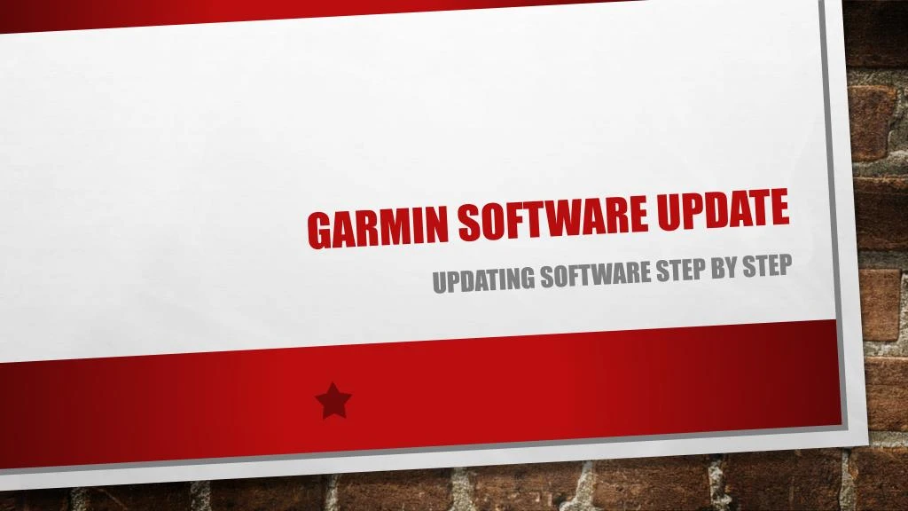 garmin software download