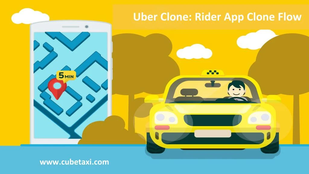 uber clone rider app clone flow n.