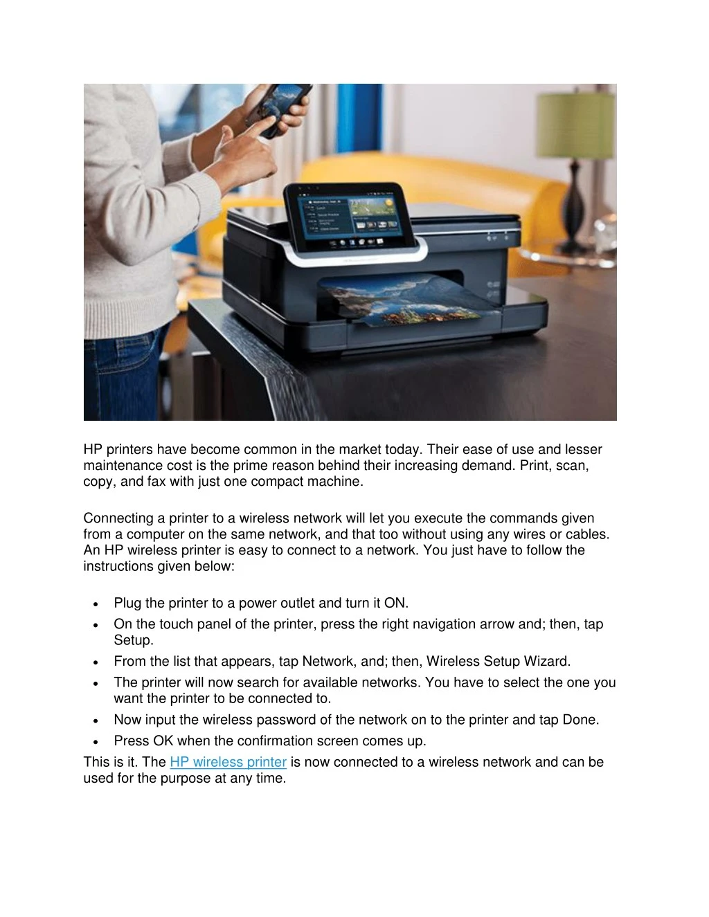 Ppt Connect Hp Printer To A Wireless Network Powerpoint Presentation Id 7994217