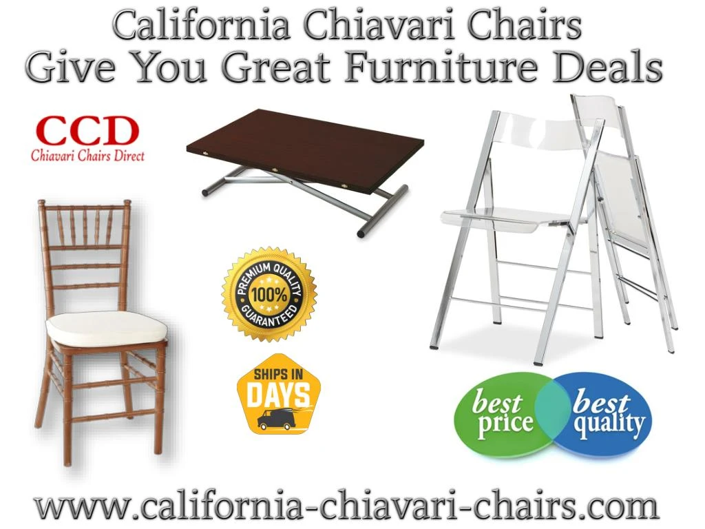 PPT California Chiavari Chairs Give You Great Furniture Deals