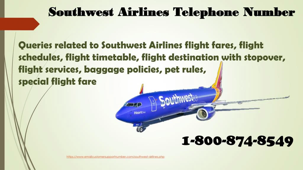 southwest airline 800 number