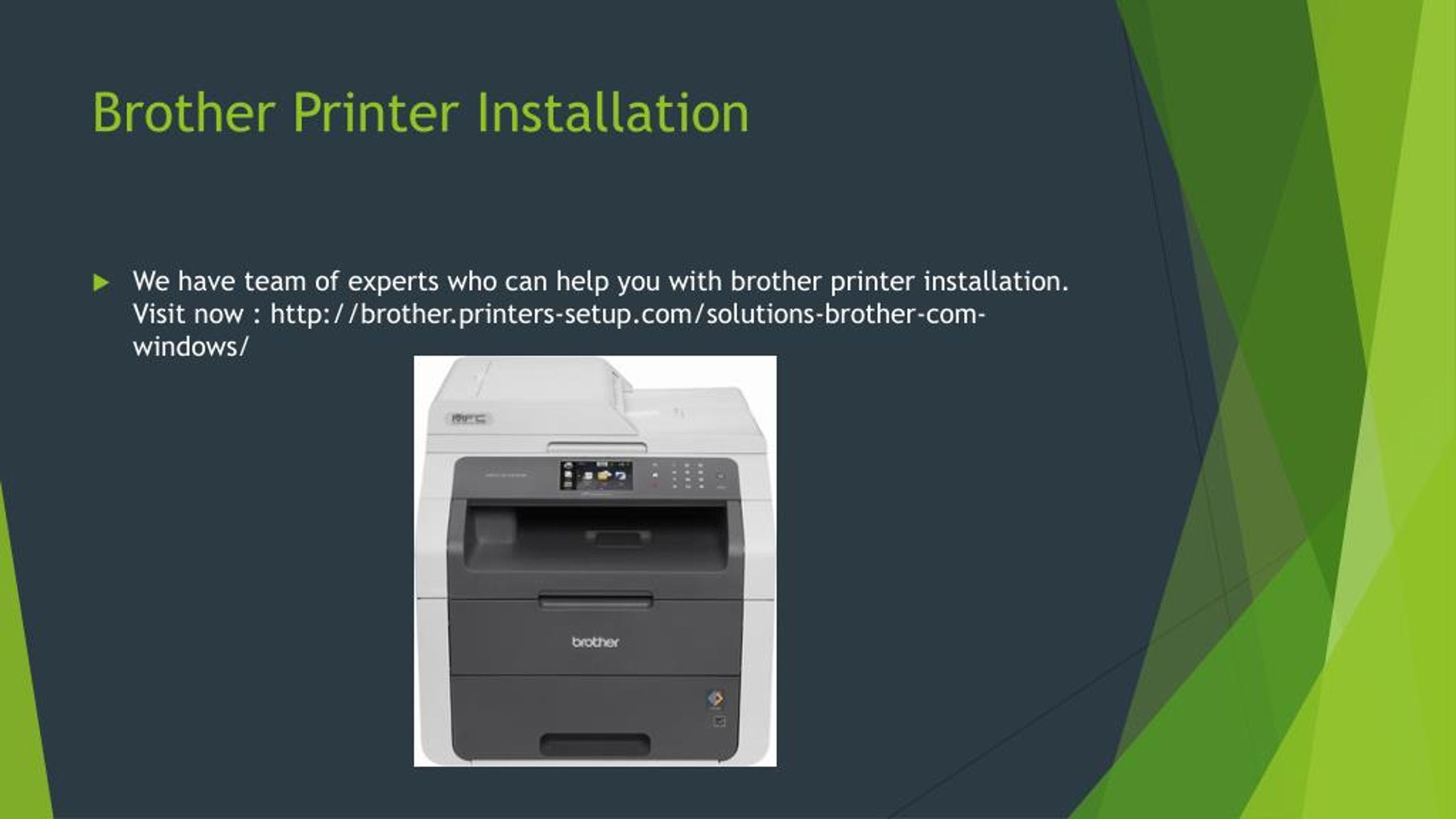 brother printer installation