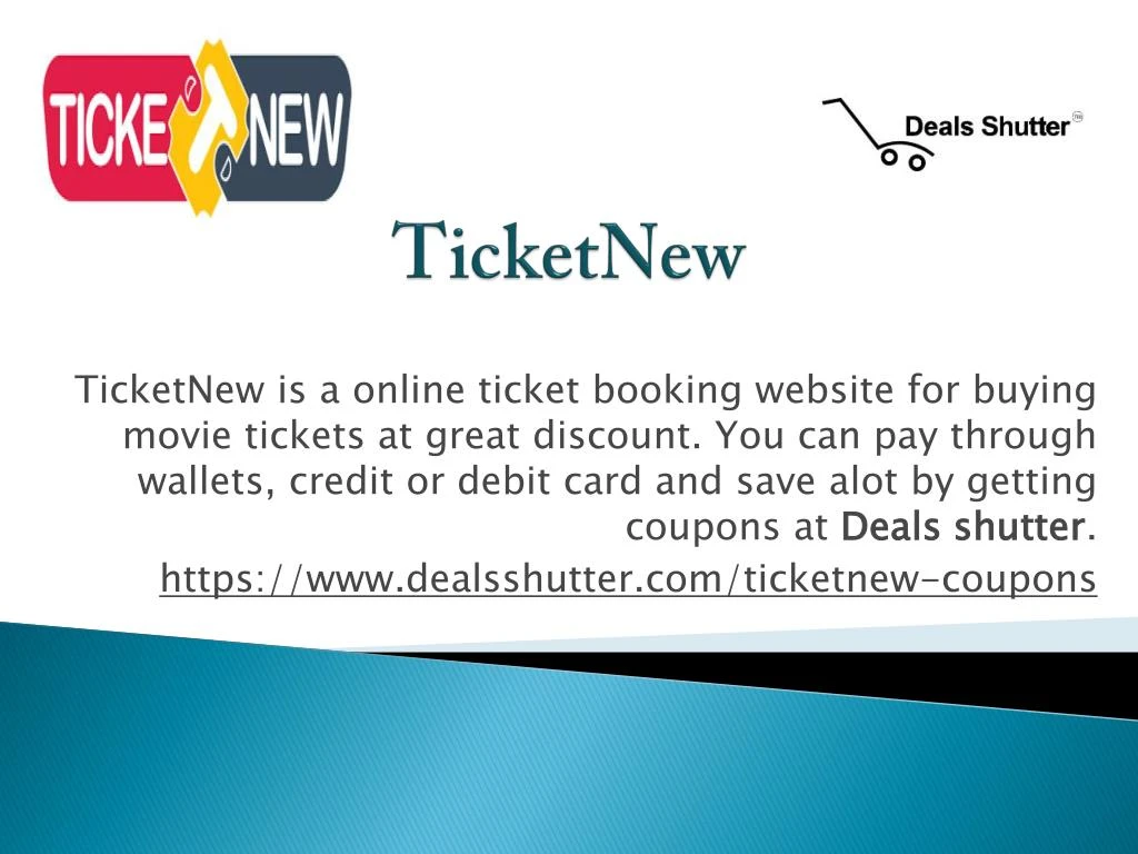 ticketnew new user promo code