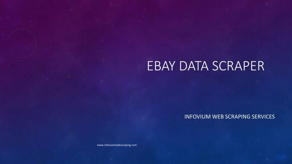 ebay data scraper n.