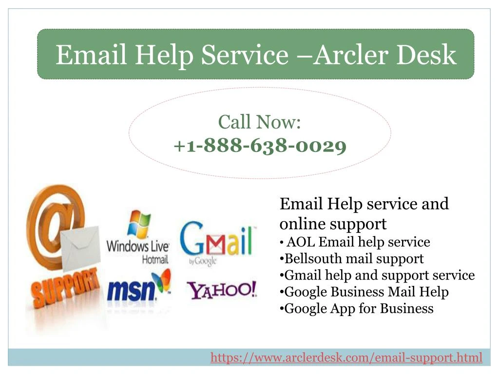 email help service arcler desk n.