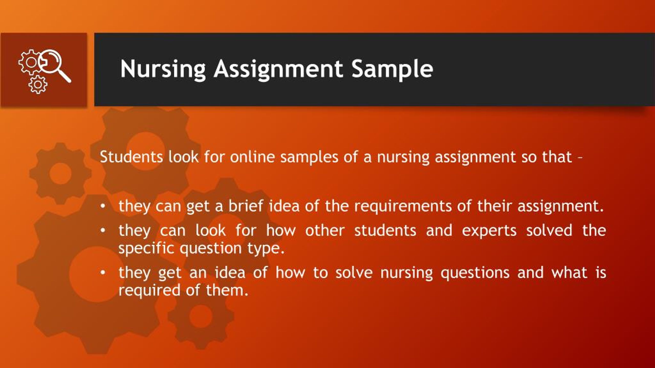 service improvement assignment in nursing
