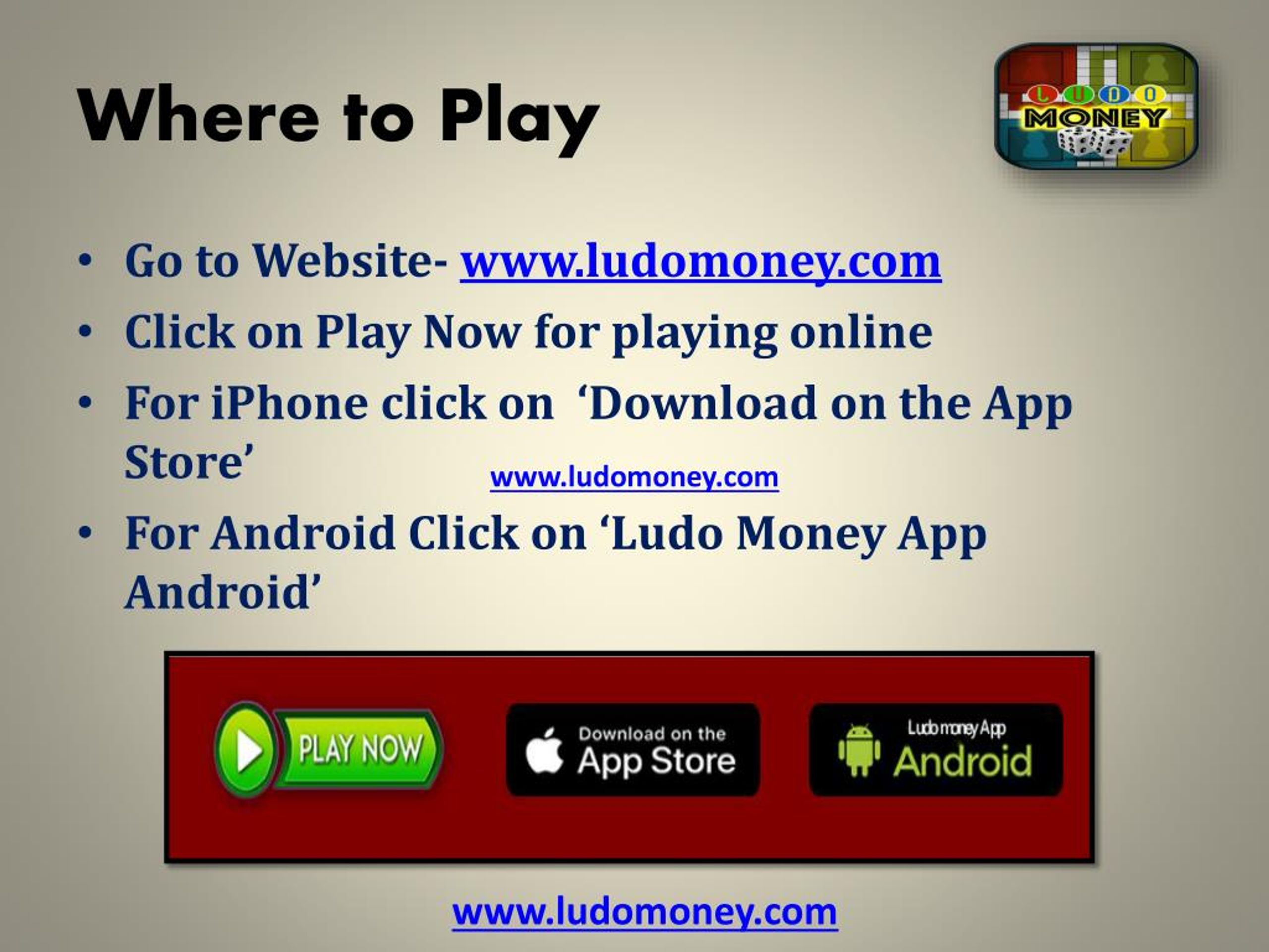 PPT - Ludo Game^J Play Online Ludo Game and Earn Money in 2023 PowerPoint  Presentation - ID:12243290