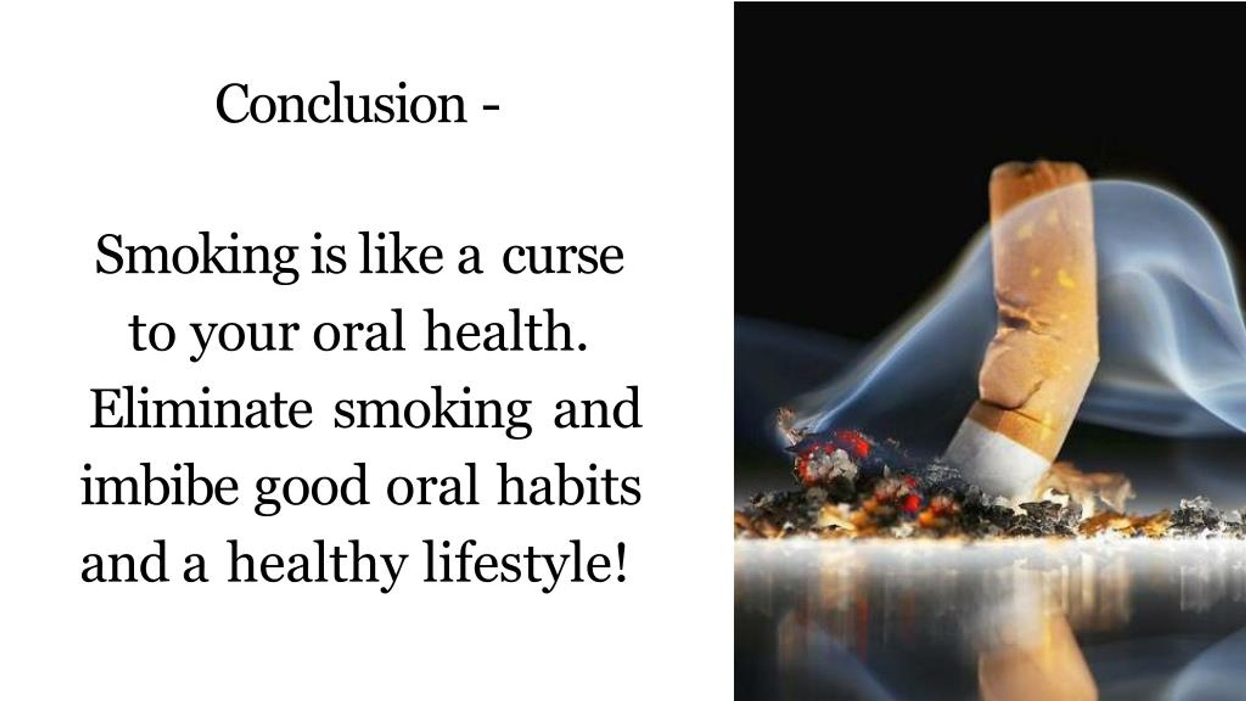 informative essay about smoking conclusion