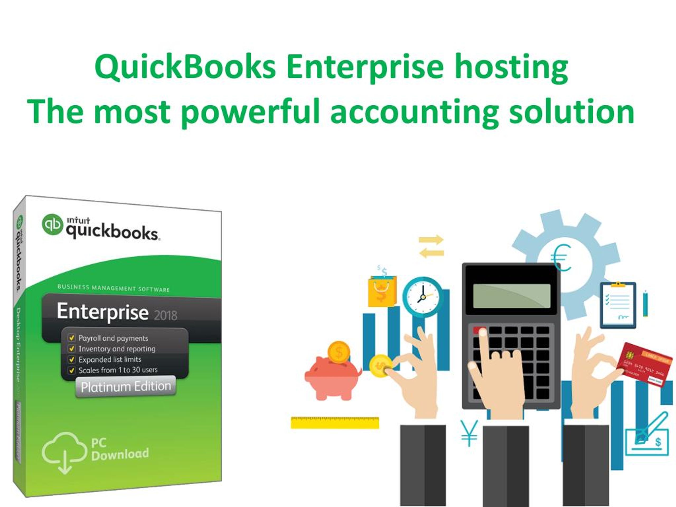 PPT Quickbooks Enterprise Hosting PowerPoint Presentation, free
