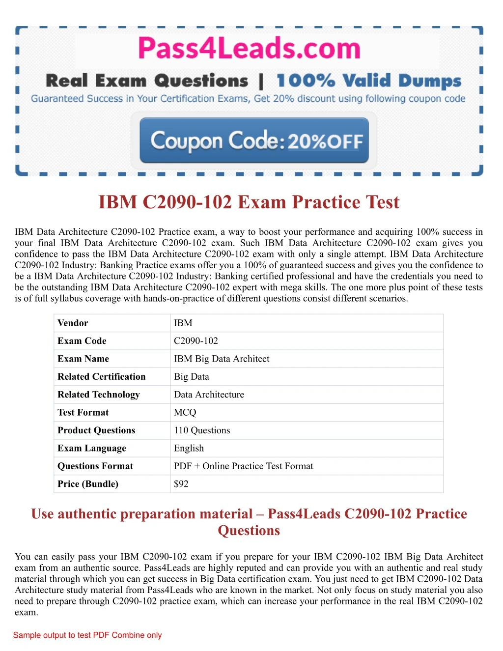 CCD-102 Test Score Report