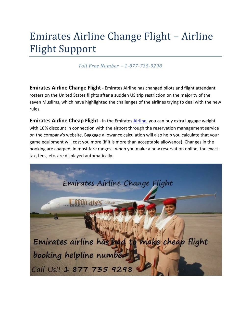 emirates airline change flight airline flight n.