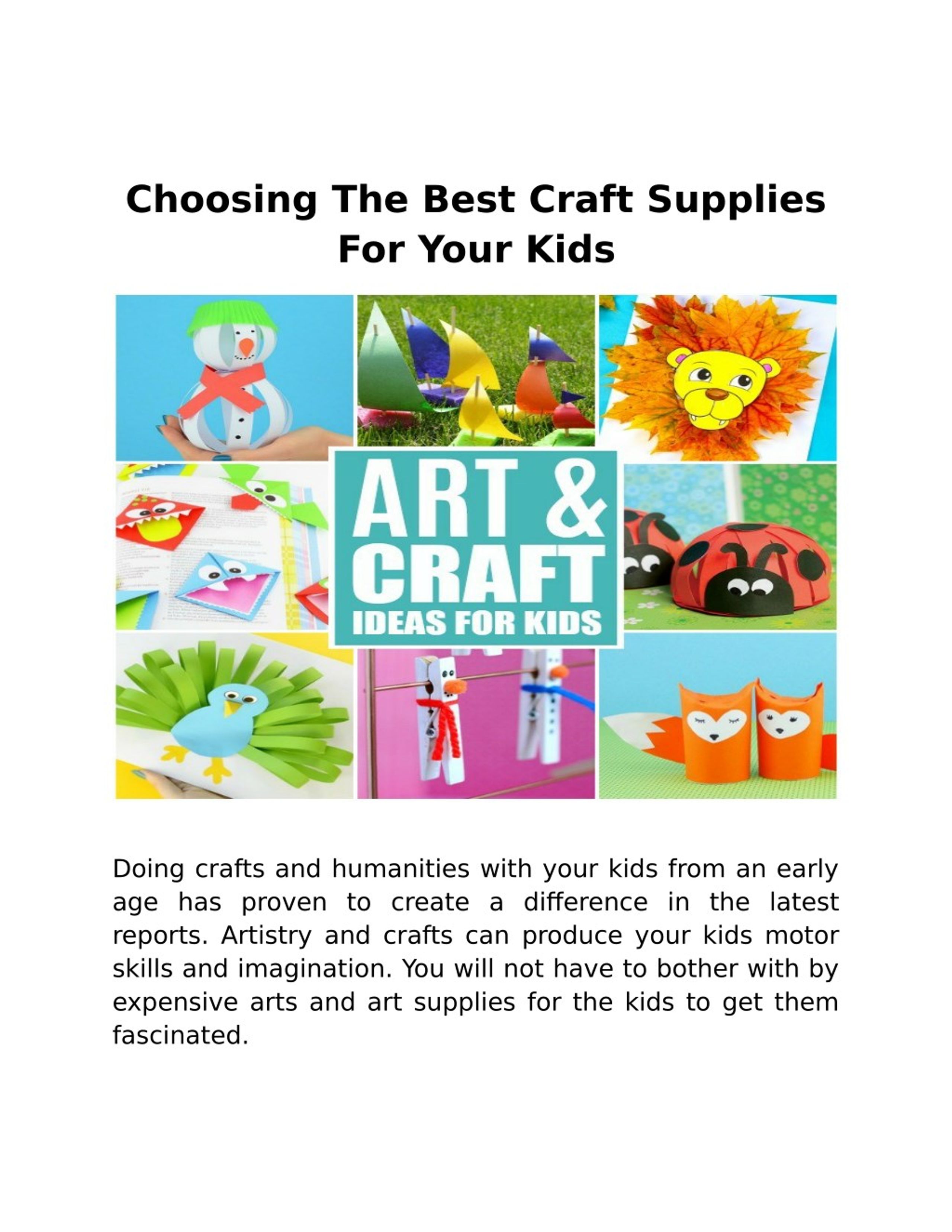 best craft supplies