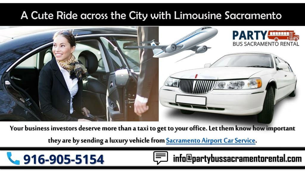 a cute ride across the city with limousine n.