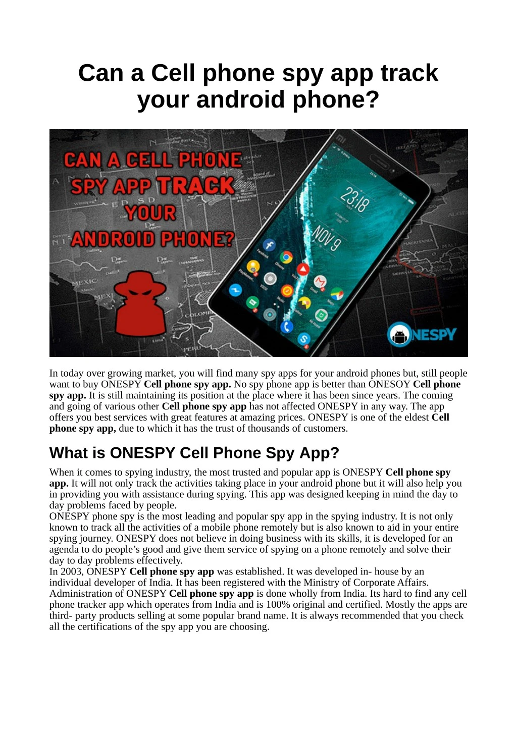 PPT - Can a Cell phone spy app track your android phone? PowerPoint ...