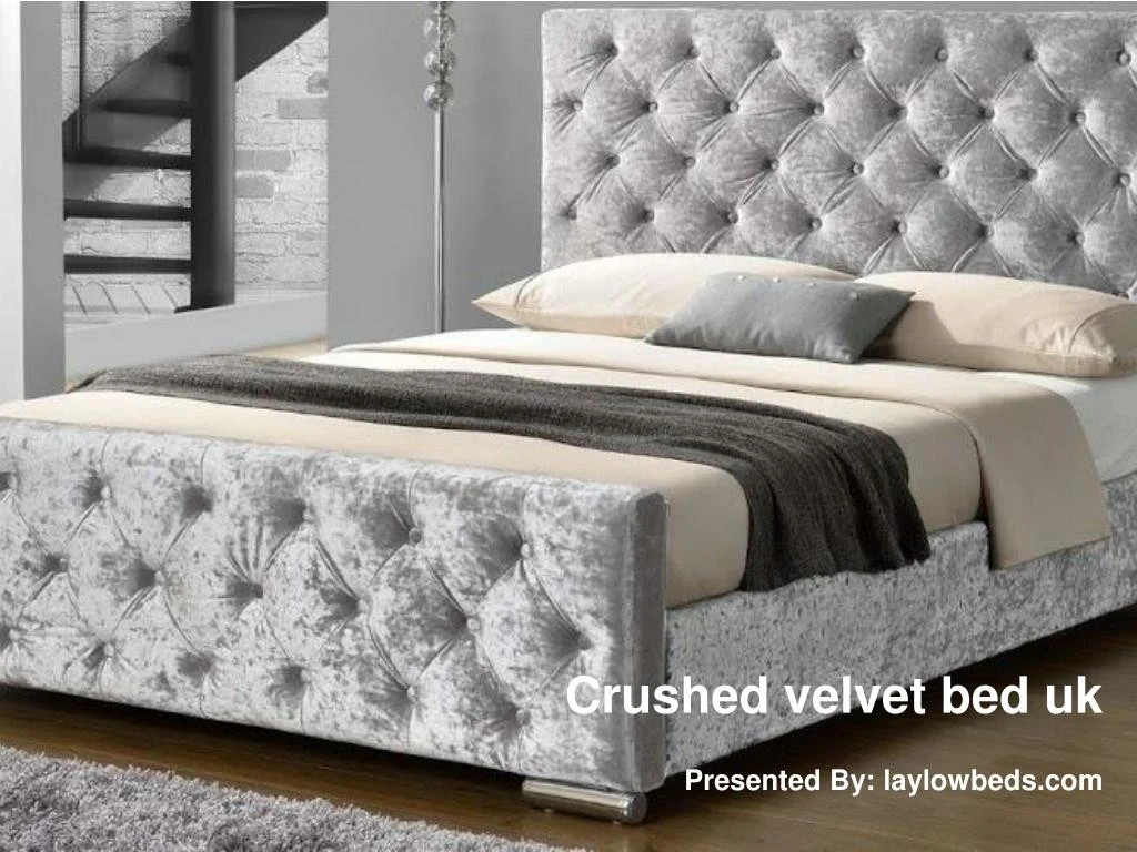 PPT crushed velvet bed uk PowerPoint Presentation, free download ID