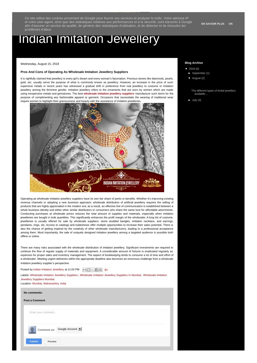 PPT Pros And Cons of Operating As Wholesale Imitation Jewellery