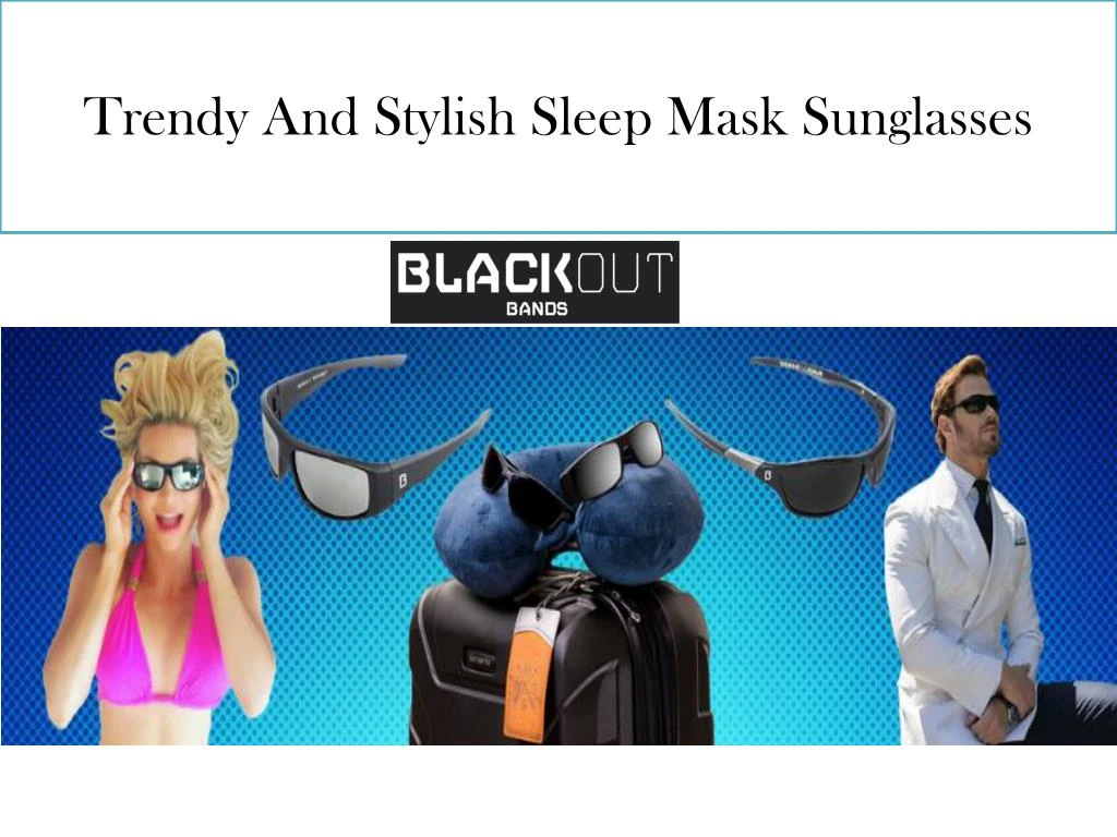 trendy and stylish sleep mask sunglasses n.
