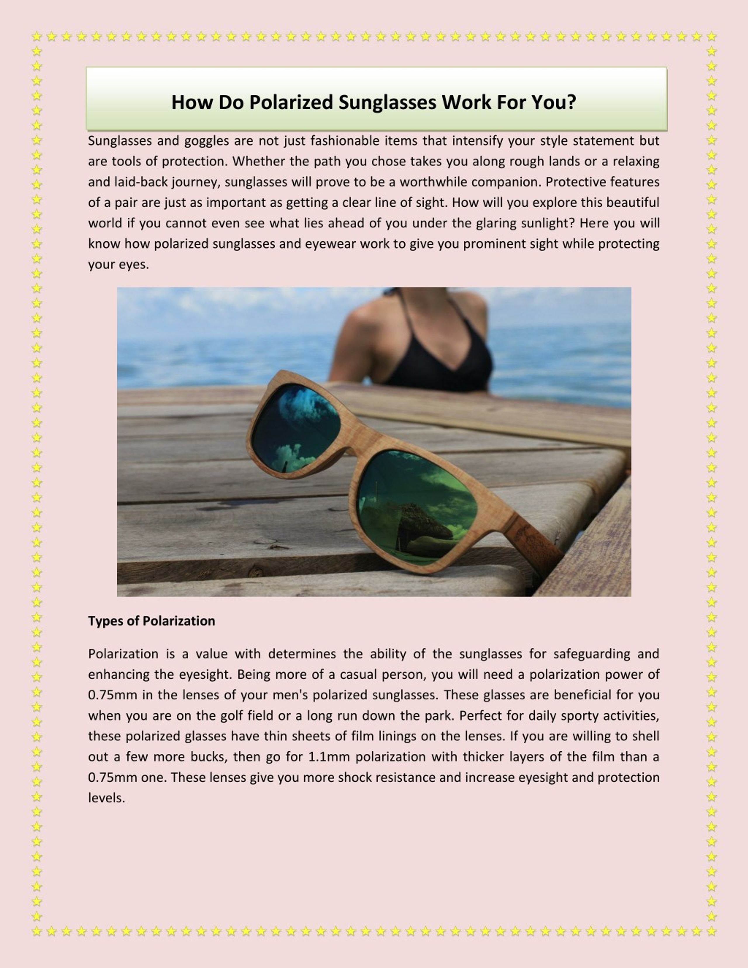 How do Men's Polarized Sunglasses Work? by ShadeTree Sunglasses