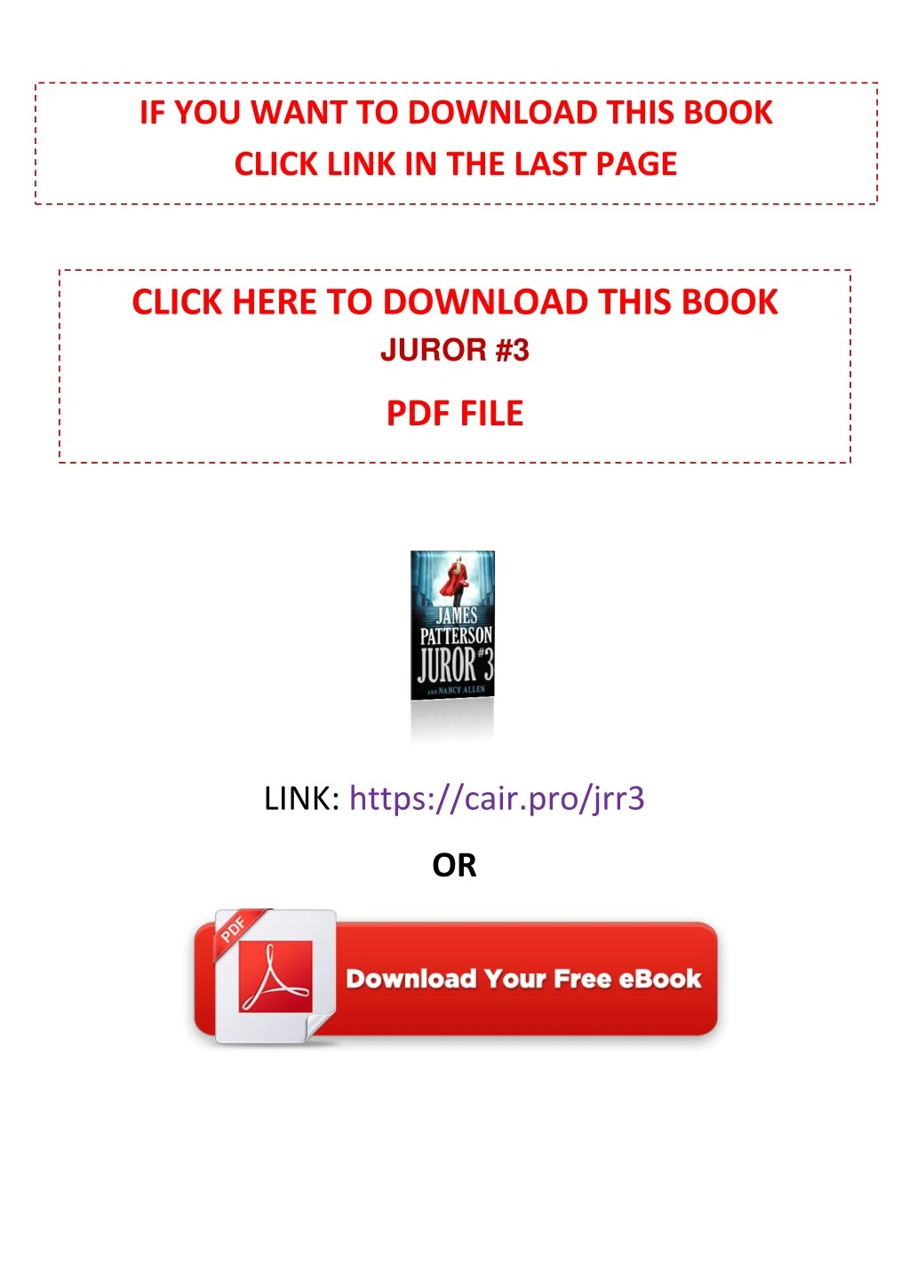 Free James Patterson Ebooks Download Pdf