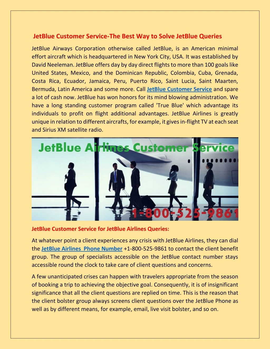 ppt-jetblue-customer-service-the-ideal-place-for-jetblue-airlines