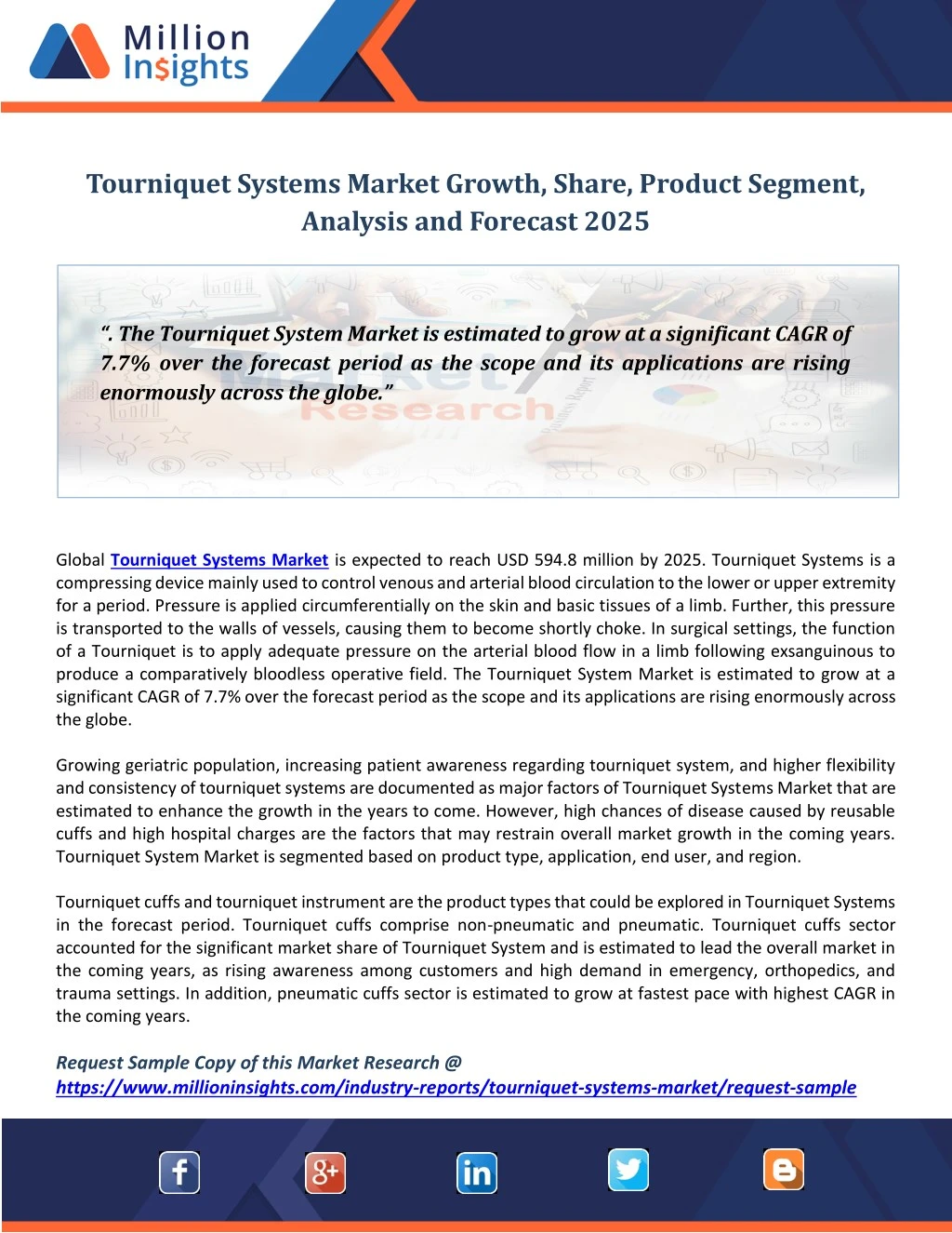 tourniquet systems market growth share product n.