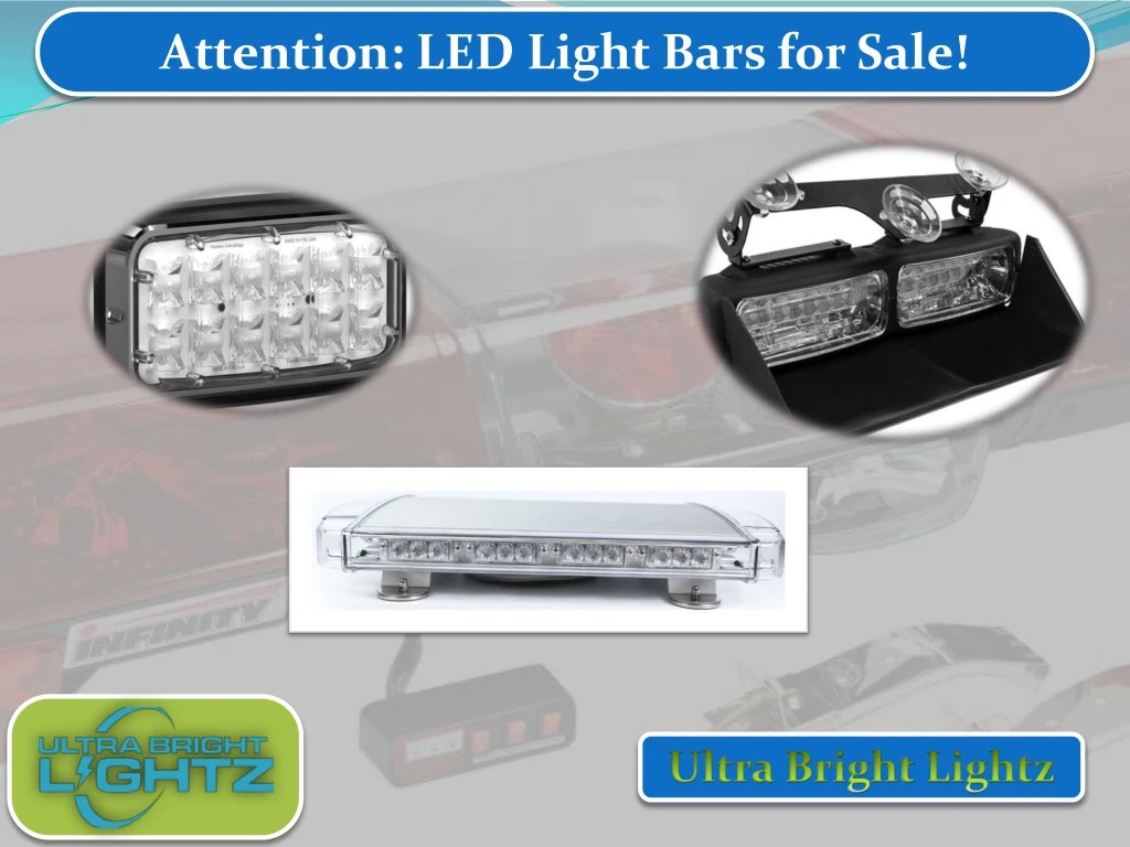 attention led light bars for sale n.
