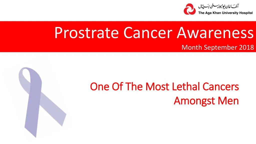 prostrate cancer awareness month september 2018 n.