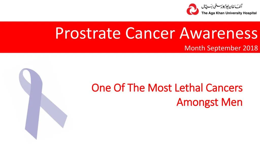 prostate cancer ppt 2018