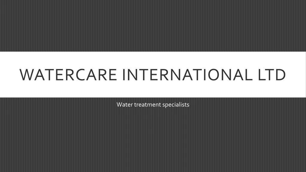 watercare international ltd n.