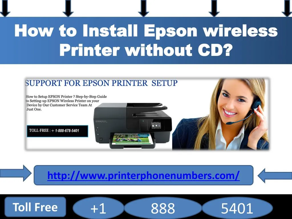 PPT - How to Install Epson wireless Printer without CD? 1-888-257-5888 ...