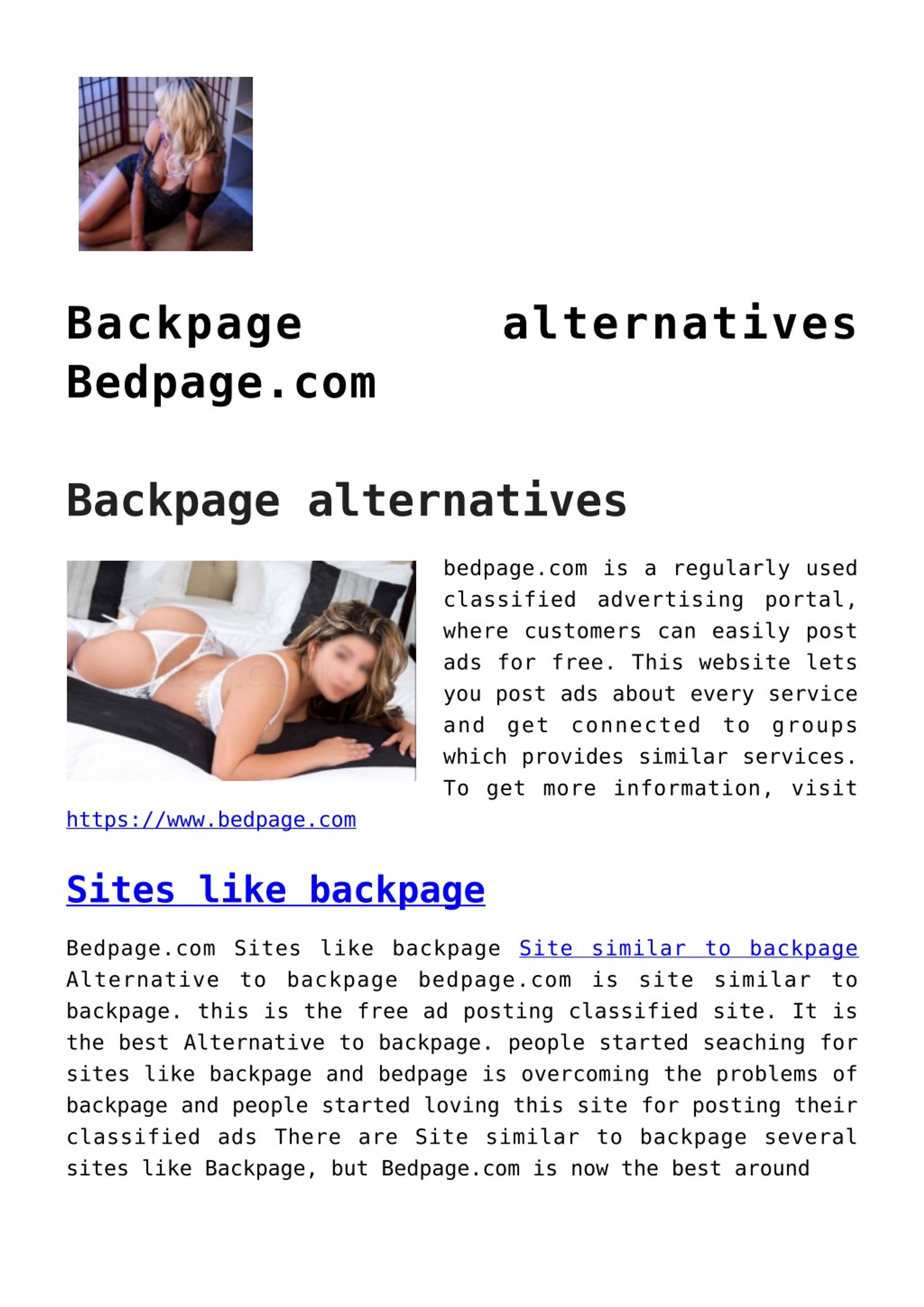 Bedpage com website