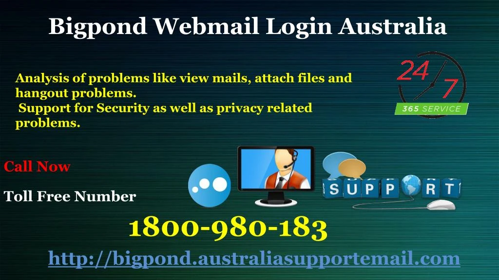 Ppt Resolve Login Issues 1 800 980 183 Bigpond Webmail