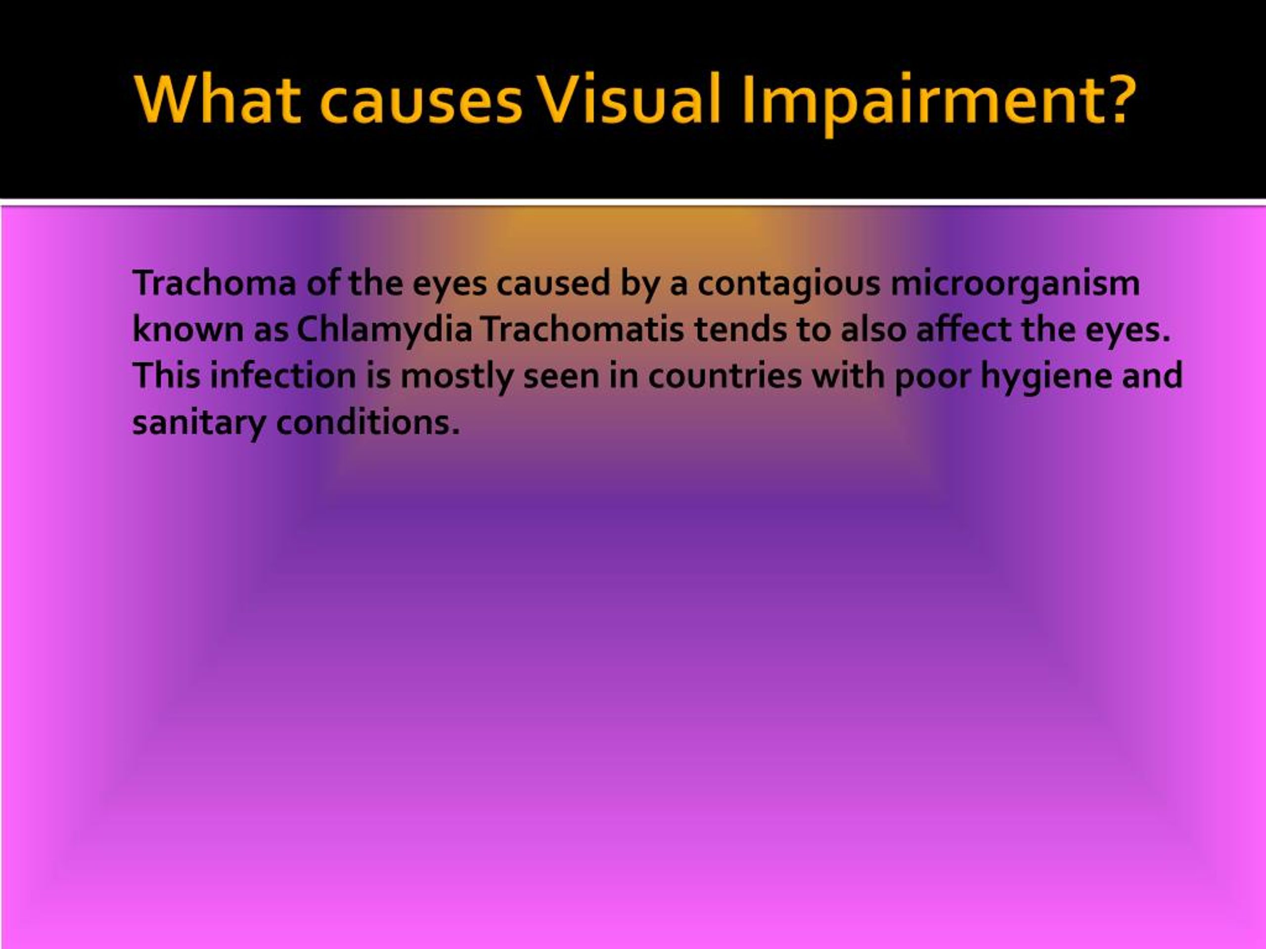 ppt-visual-impairment-causes-symptoms-daignosis-prevention-and