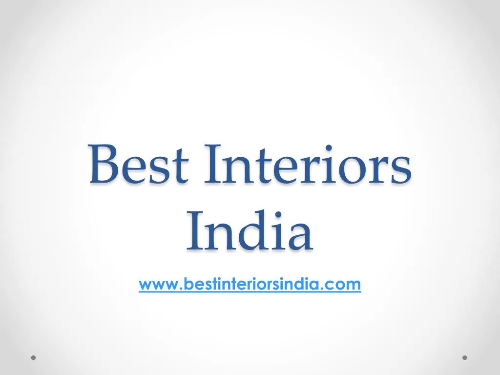 best interiors india n.