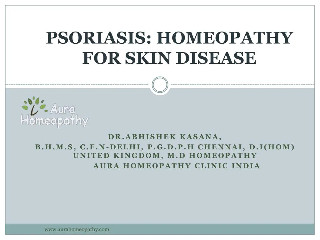 PPT - Homeopathic Psoriasis Treatment | Homeopathic Skin Doctor in ...