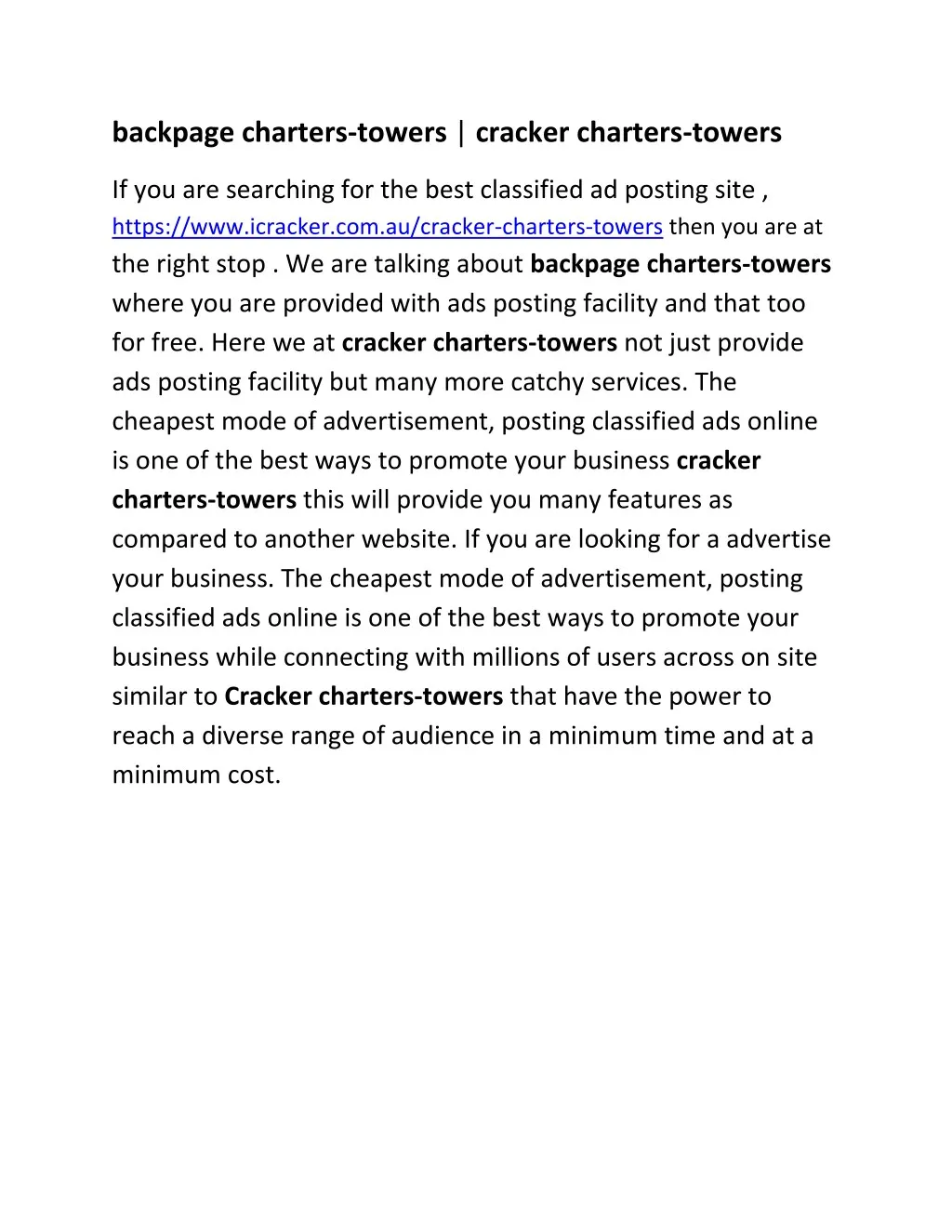 backpage charters towers cracker charters towers n.