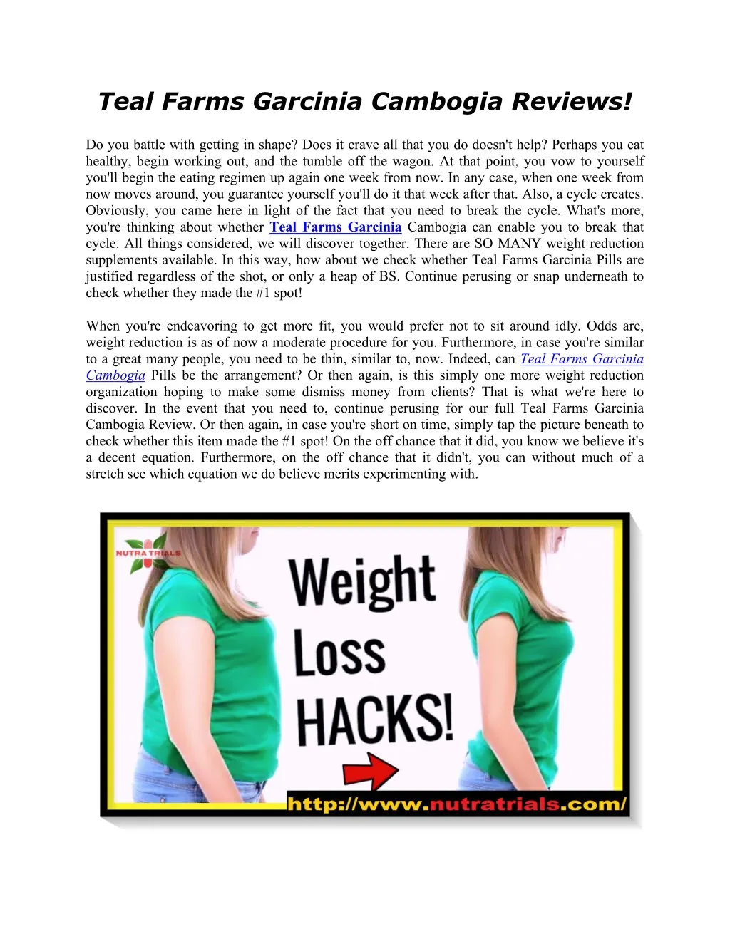 Ppt Teal Farms Garcinia Cambogia Reviews Point Presentation Teal Farms Garcinia Cambogia Reviews