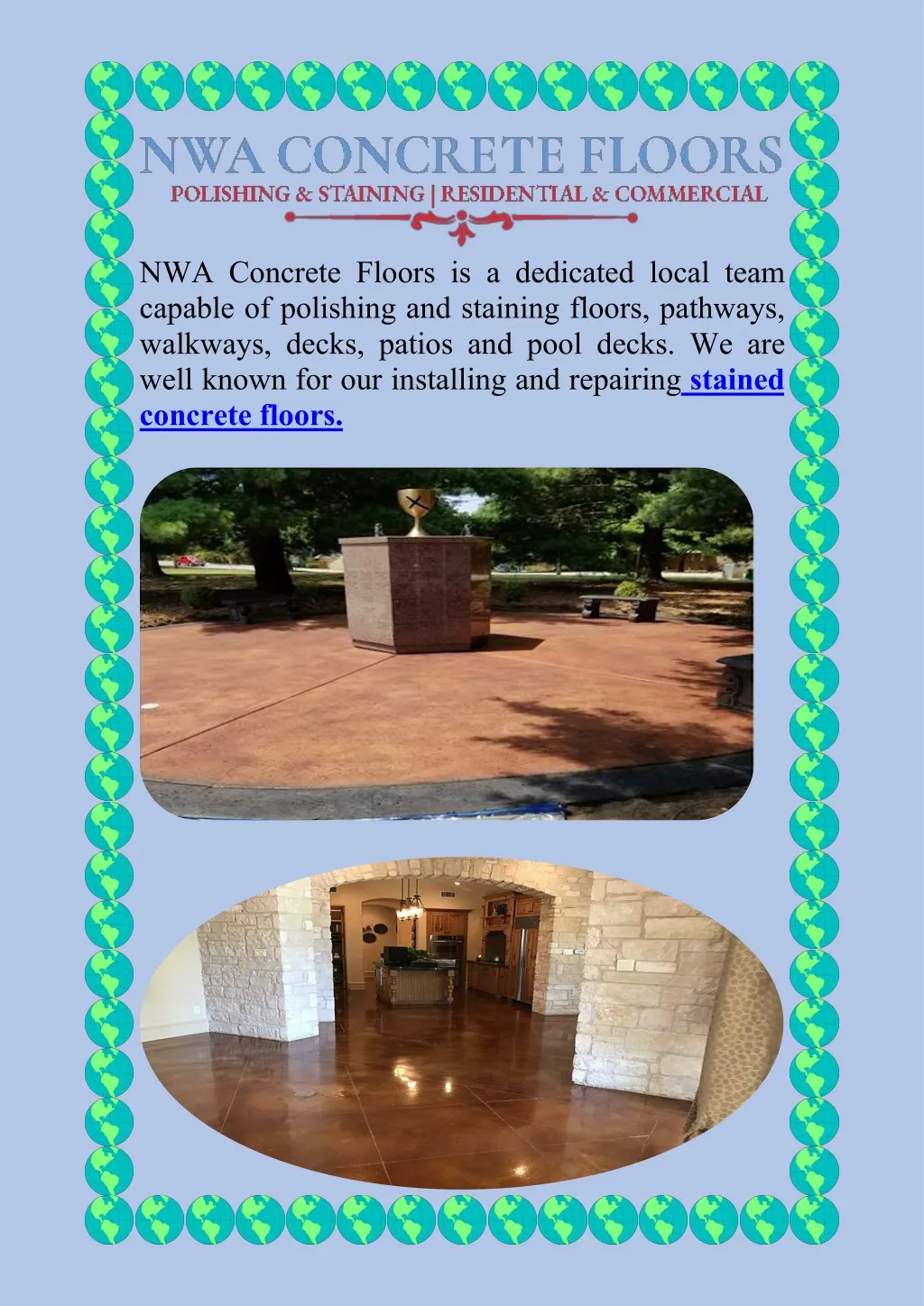Ppt Stained Concrete Floors In Northwest Ar Powerpoint