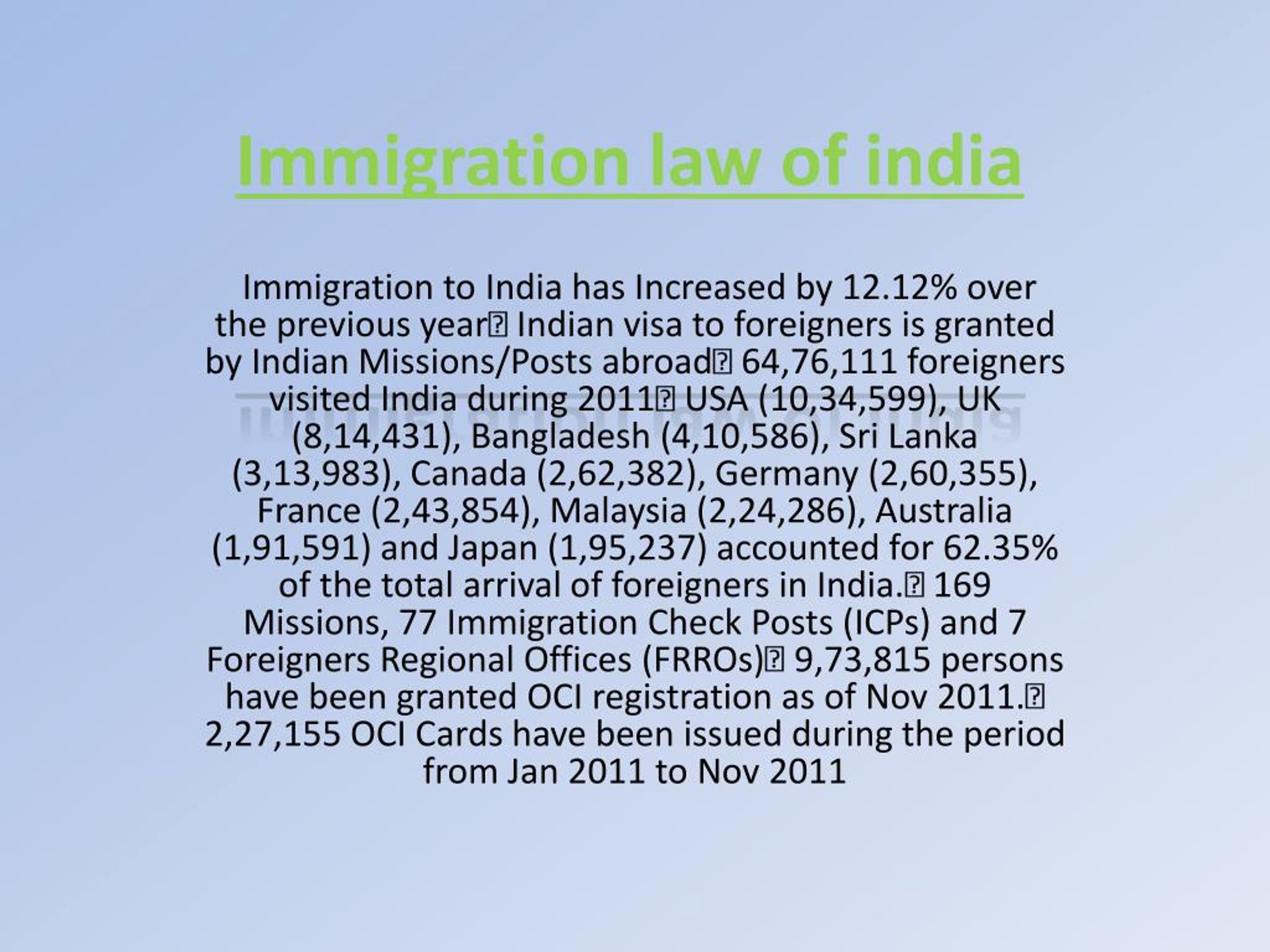 immigration in india essay